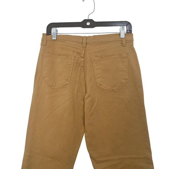 Kensie Jeans Vintage Luxe Womens Slim Fit Tan Distressed Denim Pants Size 6/28 - Picture 8 of 10